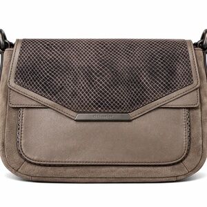 Coach | Taylor Suede Snakeskin Shoulder Bag